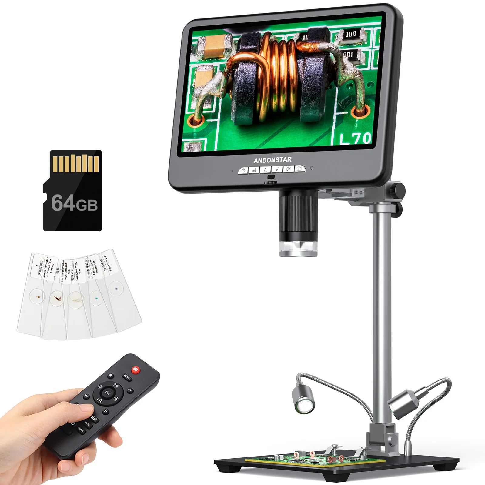 Repair Electronics - Microscopio Digital Andonstar AD210S-Pro 4K 60FPS
