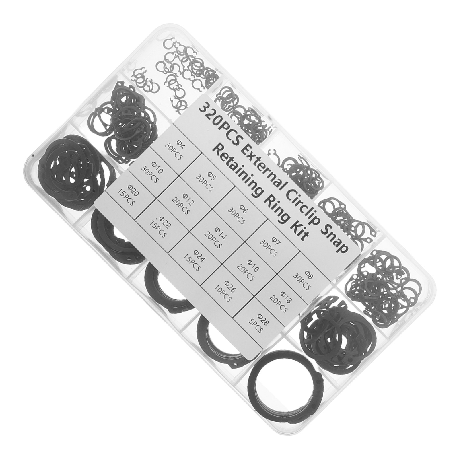 Repair Electronics - 320 piezas de anillos de retención