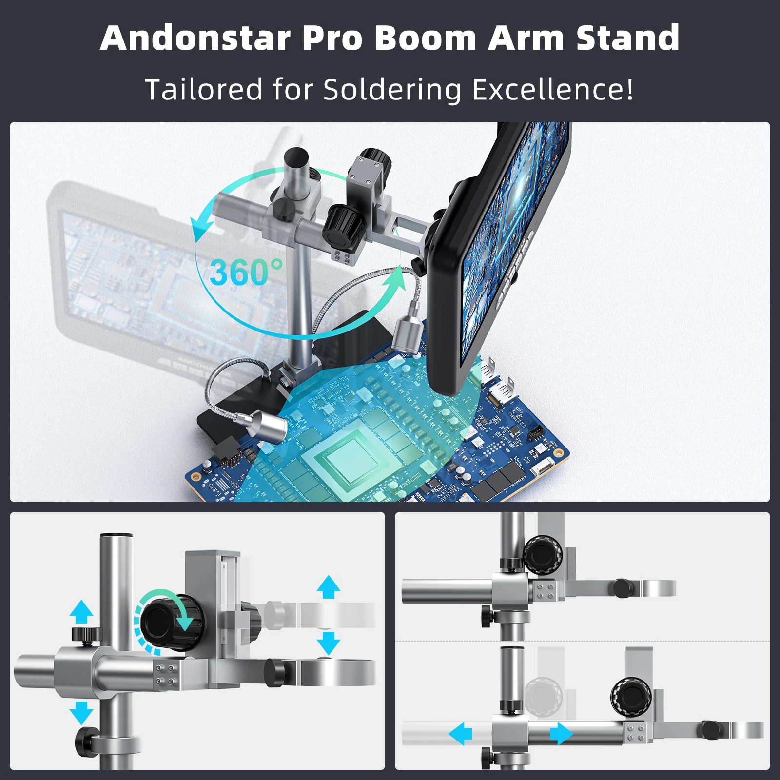 Microscopio Digital Andonstar  - Repair Electronics reseña y precio