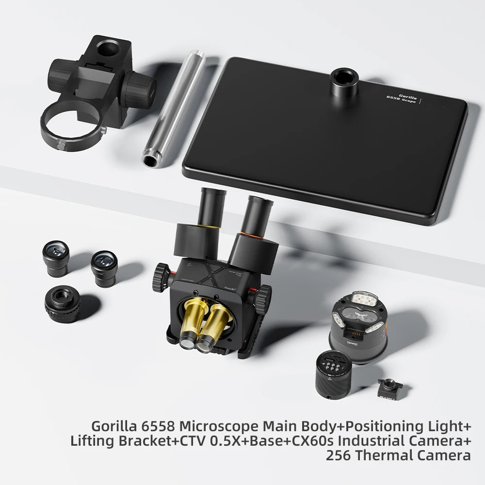 Microscopio Trinocular Qianli  - Repair Electronics reseña y precio